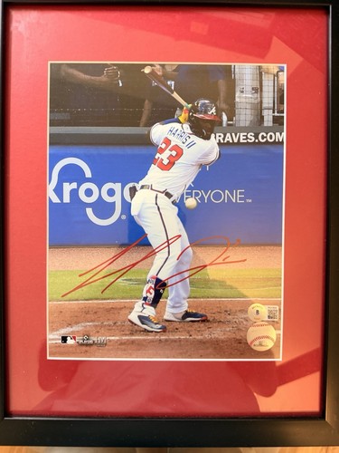 Michael harris autograph - michael, 8x