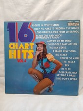 16 Chart Hits Vol 4 1973, Vinyl Excellent,  Hit Night In White Satin