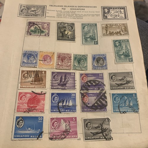 Very old stamp collection - ,
