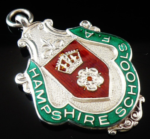 Sterling silver enamel pocket - silver,