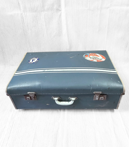 Vintage suitcase large 1960s - suitcase,