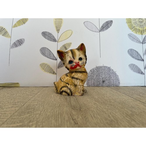 Mid century tabby cat - , ornament