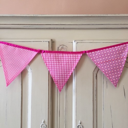 Bunting fabric triangular - bunting,