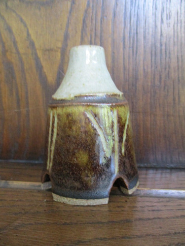 Studio pottery pie funnel - pottery,