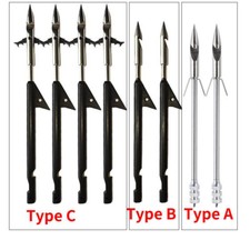 6PCS Fishing Slingshot Archery Bowfishing Darts Hunting Arrow Tips Arrowheads