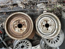 Pair Of 5 1/2 J X13 Wheels Mark One Ford Cortina GT Lotus 1962-1966 Anglia 105E