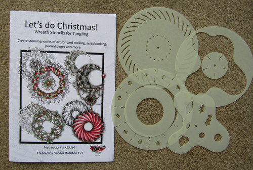 Sanntangle stencil wreath - sanntangle,