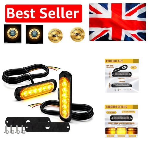 Dual pack waterproof amber led - dual-pack,