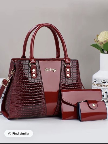 Women piece handbag set - 3-piece,