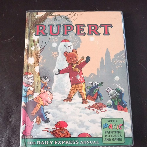 1962 rupert bear annual - annual, magic