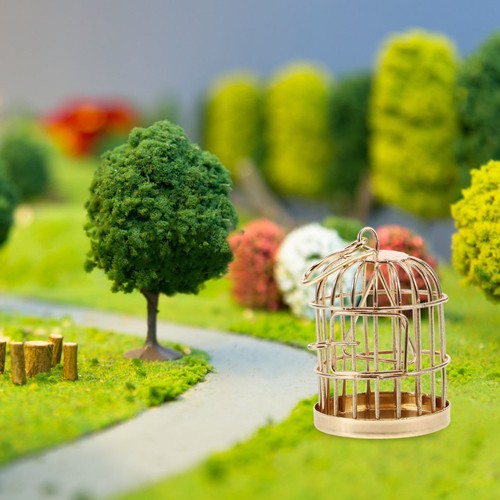 Decorative bird cage - bird, cute