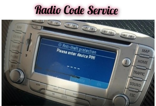 Ford radio pin - ford, code