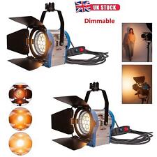 Studio Spotlight x2 Dimmable 650W Fresnel Tungsten Professional Photo Lighting