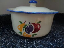 POOLE POTTERY DORSET FRUITS LARGE LIDDED CASSEROLE
