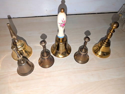 Lot brass hand - lot, 6