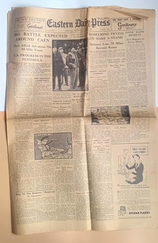 June 1944 newspaper eastern - june,
