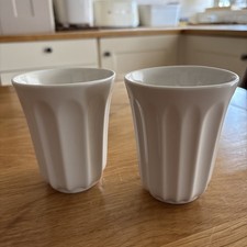 Hotel Chocolat Velvetiser 2 Ceramic Pod Cups Perfect Used Condition