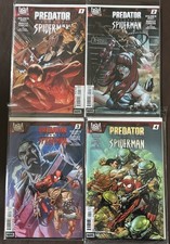 Marvel Comics: Predator vs Spider-Man (Cover A First Printing) Full Set #1-4