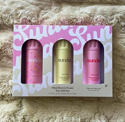 Sundae mini shower foam - foam, trio