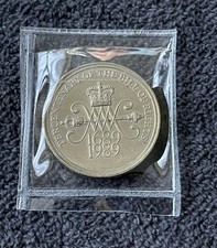 1989 £2 Two Pound Coin Tercentenary of the Bill of Rights 1689- 1989 Circulated