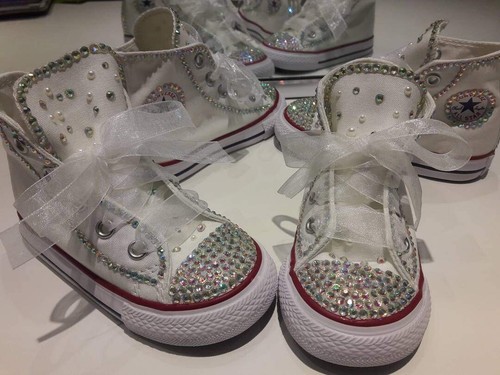 Customised converse bling - converse,