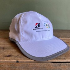 Bridgestone/Olympics Hat/Cap - White/Reflective - Mesh - Official European Range