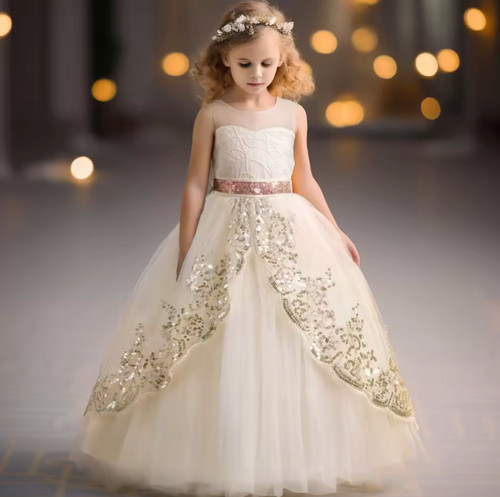 Flower girl wedding dress - flower,