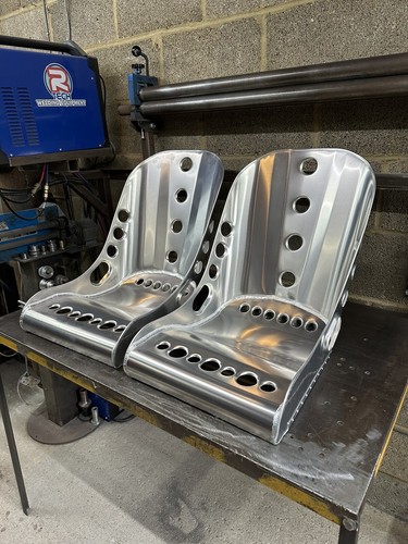 Aluminium bucket seat low - aluminium, seat,
