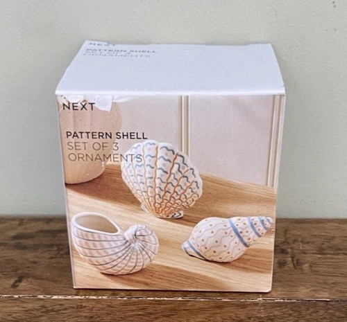 Next ornaments sea shells - shells, x3
