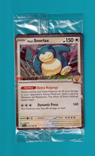 Hops snorlax 117 159 sealed - snorlax,