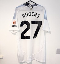 Aston Villa 2024/2025 BNWT Away Shirt Rogers #27 Authentic Men’s Large
