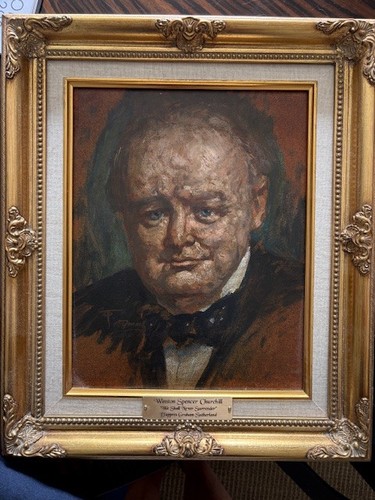 Framed original oil board - framed,
