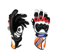 Repsol honda motorbike gloves Gas Leather Glove TPU protections Moto GP Racing