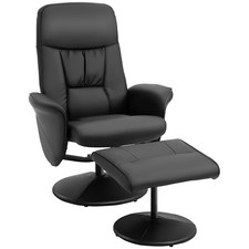 Faux Leather Recliner Chair &