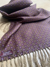 Vintage SAMMY DICEL  Scarf Dapper Scooter Mod Indie Goodwood Ascot 1960 1970s