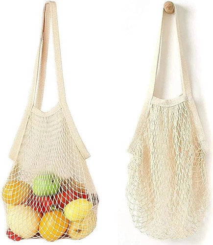 Mesh net bag reusable string - net,
