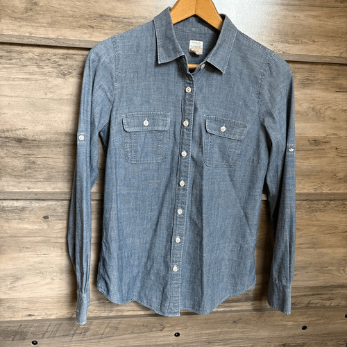 Crew denim button down - j., xs