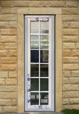 UPVC Window, White Grain Brand New, 610mm Wide By 2085mm Height (W4639)