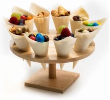 Bamboo Cone Holder Round 10 &