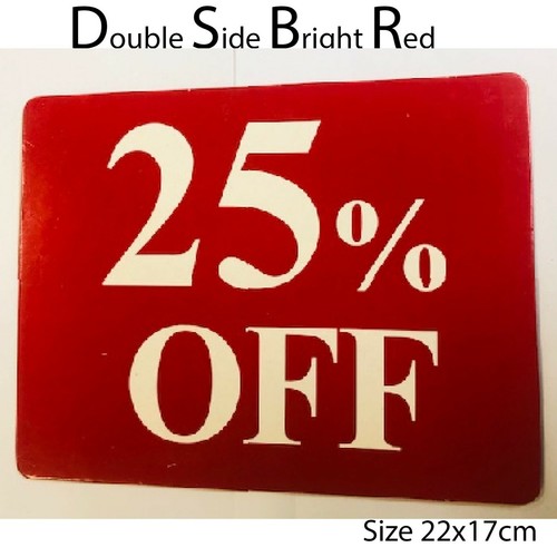 Off promotional shop - 25%,