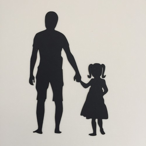 Dad daughter silhouette - 6, 'dad