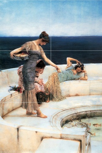 Alma tadema ceramic - alma,