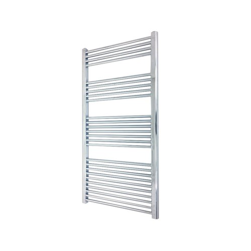 Straight chrome towel rail - straight,