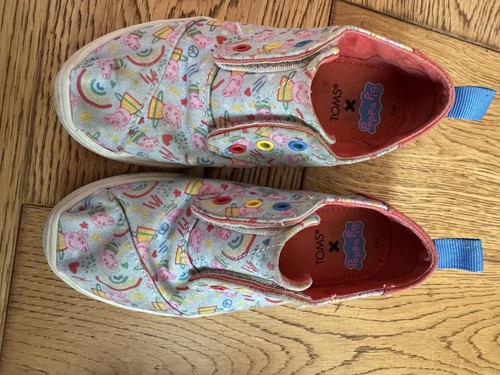 Toms peppa pig girls canvas - x,