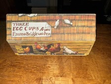 Emma Bridgewater 3 Egg Cups With Hen Pattern;  Boxed