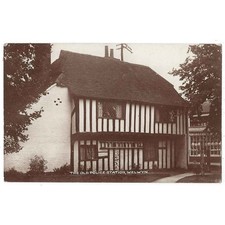 WELWYN The Old Police Station, Hertfordshire, RP Postcard Postmark Welwyn 1925
