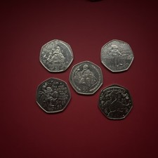 RARE ISLE OF MAN 50P COINS JOB