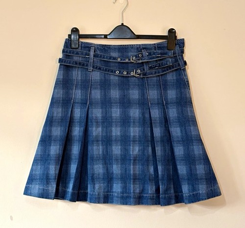 Next preppy blue denim tartan - blue,