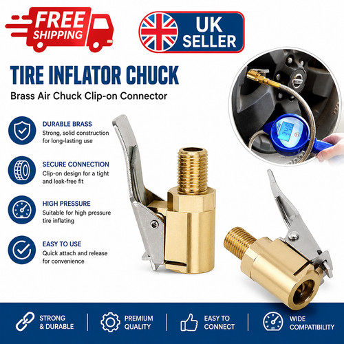 Tyre valve air chuck - 2x,