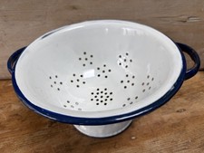 Vintage Blue & White Enamel